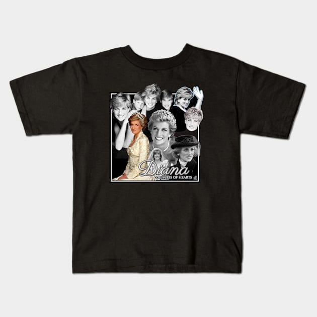 Diana Forever Kids T-Shirt by David Hurd Designs